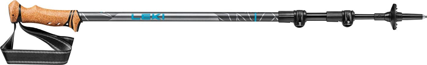 Leki Legacy Poles, Light Anthracite-Petrol, 110-145 cm