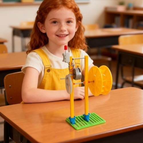 Hand Crank Generator Toy - Build Hand Crank Water Turbine Generator - 1