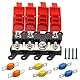 3 Fach Midi Sicherungshalter Kupfer Halterung KFZ Boot Wohnmobil Wohnwagen Wohnmobilanhänger Camper Midi Sicherungskasten mit 30A 60A 100A Sicherungen