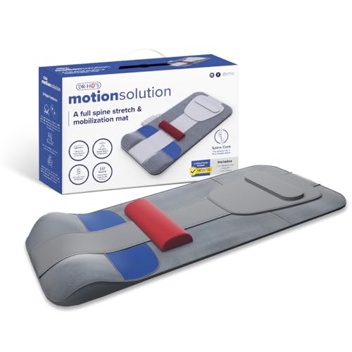 DR-HOS MotionSolution Mat | Spine Mobilising and Stretching Mat with Heat | Relieve Aches and Pains Relax Muscles Improve Flexibility at Home (FBM)