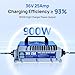DC HOUSE 36V 25A Lithium Battery Charger, 900W Fast Charger, Charging Efficiency ≥ 93%, Waterproof Anti-Fall with Cooling Fan, Suitable for 36V Golf Cart,Trolling Motor, Forklift LiFePO4 Battery