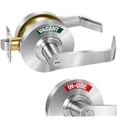 Crystmetal Privacy Indicator Lock Inuse Or Vacant, Occupied Door Handl