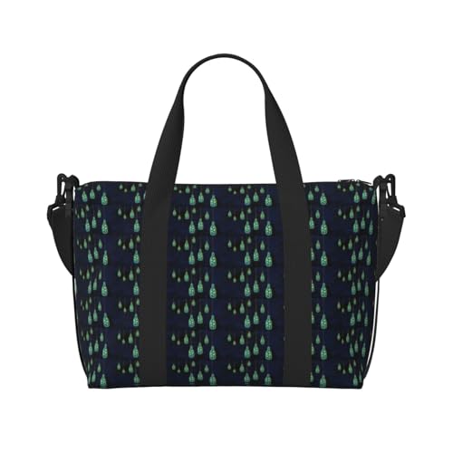 Sac de voyage polyvalent imprimé ciel nocturne grand format hommes femmes léger
