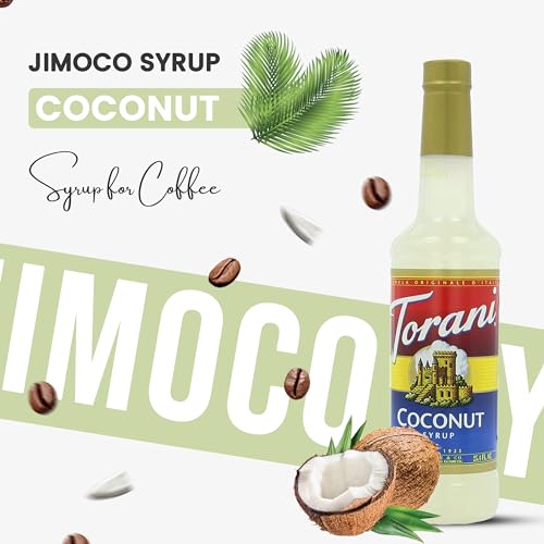 Jimoco® Syrup Pump Dispenser + Torani® Coconut Syrup, 25.4 oz - Coffee Syrup Pump & Flavoring Bundle - image 4
