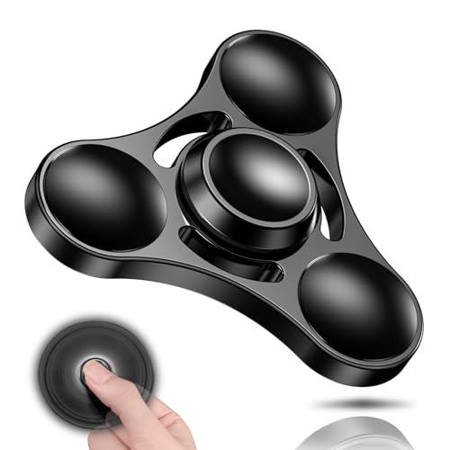 Vunake Fidget Spinner Fidget Toys Hand Spinner Metall Edelstahl Lager 2-5 Min Hochgeschwindigkeit Stressabbau Spinner ADHD EDC Special Anti Angst Spielzeug Autismus Fidget Toy für Erwachsene Kinder
