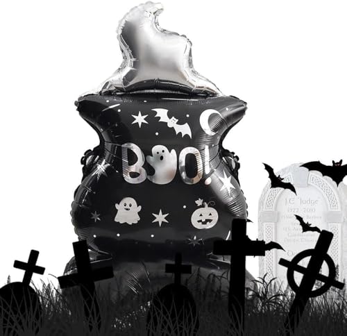 Image of Rozi Decoration Halloween Party Foil Balloon Set - 1pc Pumpkin Self Standing Giant Balloon for Happy Halloween Decorations