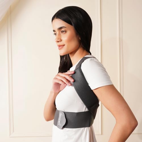 Image of SAMSON Posture Corrector for Back & Shoulder Support - Pain Relief & Adjustable Spine Alignment for Men & Women - XL
