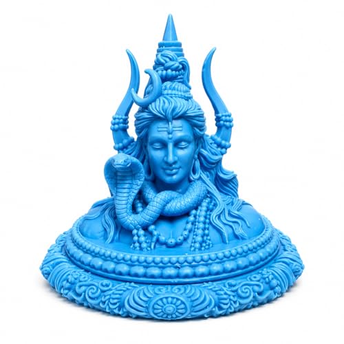 Premium Adiyogi Lord Shiva Murti - 3.5 Inch Height, UV Resin 3D