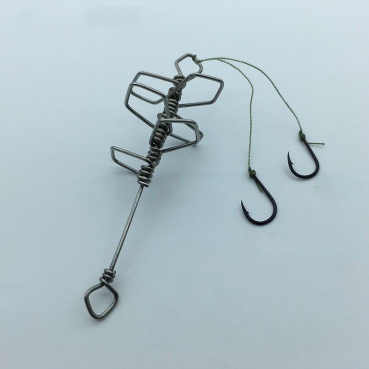 Pin conector para pesca de carpa, set 10 piezas miniatura 7