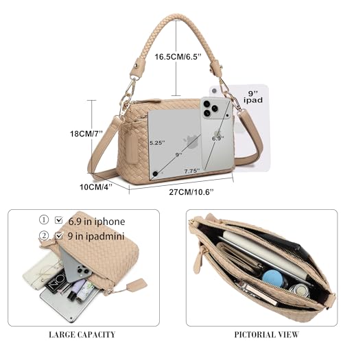 Bolso pequeño de cuero vegano para mujer miniatura 4