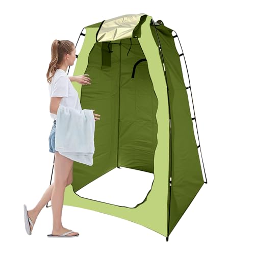 Tente de douche de camping imperméable avec abri de vestiaire 4 en 1 ultra léger