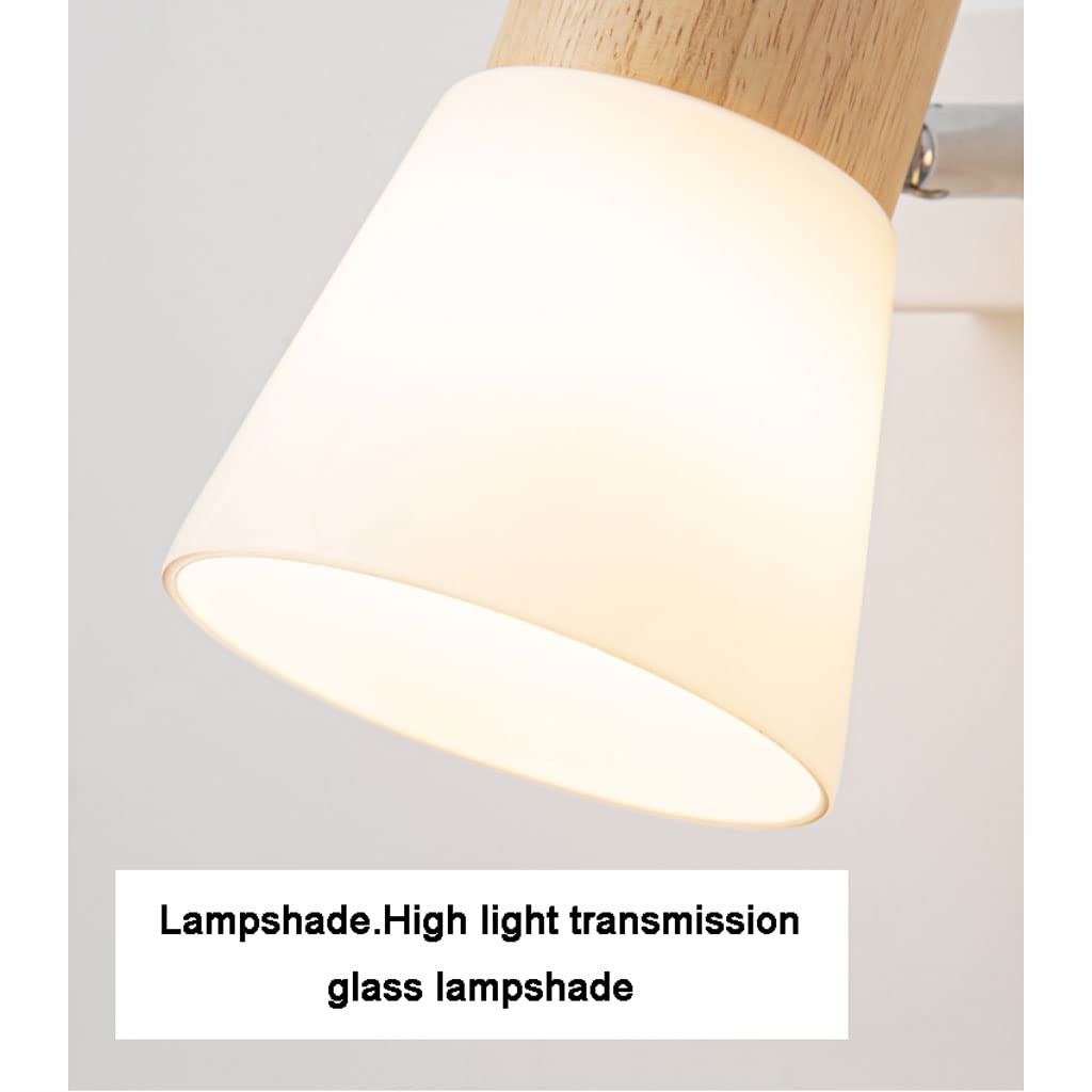 Lampada da Specchio Lampada da toeletta da Bagno sopra Lo Specchio Applique da Parete in Legno Illuminazione da Parete Creativa nordica per corridoio da Letto Trucco