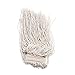 MAQA 1 pz Mocio lavapavimenti Professionale 400 gr, Ricambio mop in Cotone a Filo Tagliato 42 cm, Mop Pavimenti