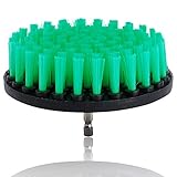 4. Hohe quality- Medium Steifigkeit Bürste, Borsten aus strapazierfähigem PP zu scheuern robust und lange halten. Verfügt über einen Edelstahl, Viertel Zoll, Quick Change Welle, die funktioniert mit allen kabellose Bohrmaschinen und Schlagschrauber, Akku Bohrer nicht im Lieferumfang enthalten Bohrer nicht im Lieferumfang enthalten.