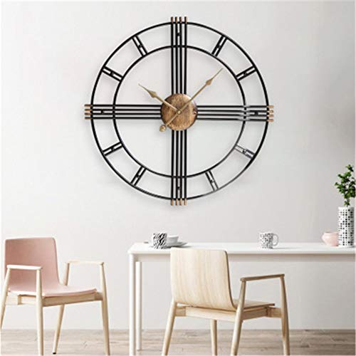 Horloge murale européenne créative et durable façonnée à la main