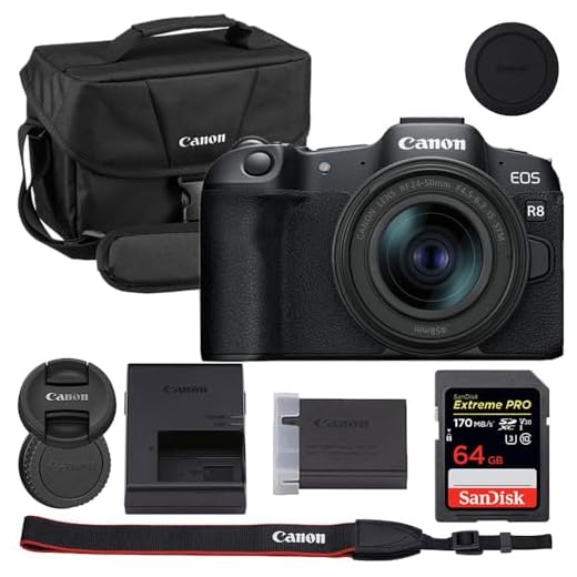 Canon EOS R8 Mirrorless Camera Bundle
