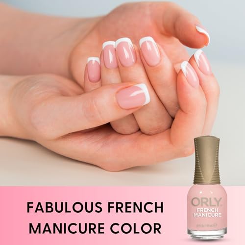 Orly French Manicure Colour | Chip-Resistant Nail Lacquer For Salon-Like Finish | Long-Lasting & Fade Resistant | Quick Dry Formula (Rose-Colored Glasses, 18ML) Detail