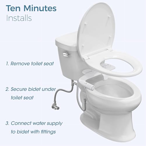 Bidet adaptable WC pour hygiène intime optimale double jet - 6