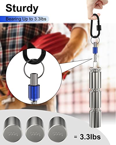 Tool Gifts, Upgrade, Steel Material, Katerk 5PCS 1/4 Inch Hex Shank Screwdriver Bits Holder Extension Bar Screw Adapter Drill Handy Heavyduty Keychain Bit Holder for Electric Screwdrivers, 5 Colors