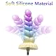Sex Machine Aufsätze,20.5cm Silikon Spirale Horn geformt Fantasy Dildo mit Quick Air Connector für Thrusting Sex Maschine Stoß