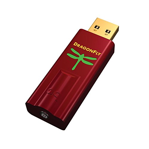 AudioQuest Dragonfly Red Mobile Bundle With DragonFly Red (Portable USB Preamp, Headphone Amp/DAC) And Lightning To USB Camera Adapter for Connection With Select iPhones, iPads, iPods
