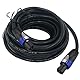 ROCMUZZK Pro Speakon auf Speakon Kabel, 12 AWG, 15,2 m, 2 Stück
