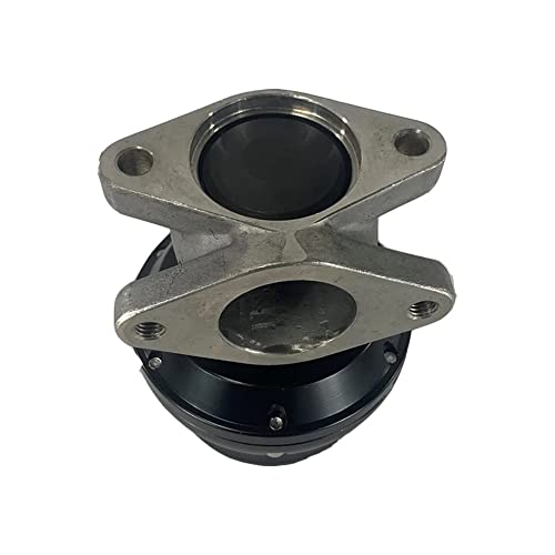 Universal Emusa 2 Bolt 38Mm Extermal Wastegate Adjustable Psi Anodized With 3 Springs Black #TOP4