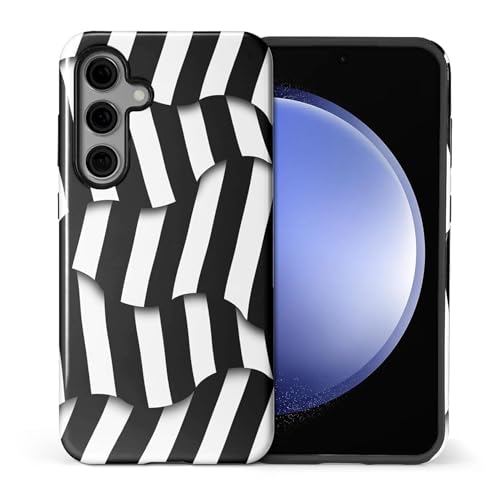 Coque Samsung S25 Plus silicone à rayures HL2 style urbain chic et moderne