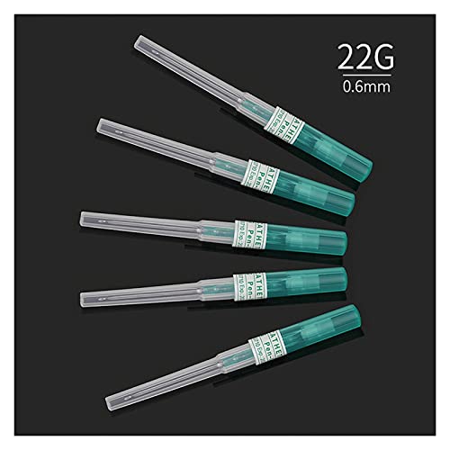 XWJSKJ Satz von Tattoo-Tinte Einwegkörper Piercing Nadeln 50 stücke 14g 16g 18g 20g 22g Ohrnase steriler chirurgischer Stahlkatheter-Piercing-Nadeln stecken und stechen Cover