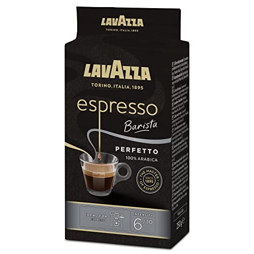 Image of FRESH & HONEST Lavazza Fresh & Honest Lavazza Perfetto Espresso, 100% Arabica Ground Coffee Powder Bag, 250G (1493) (Pack of 2)