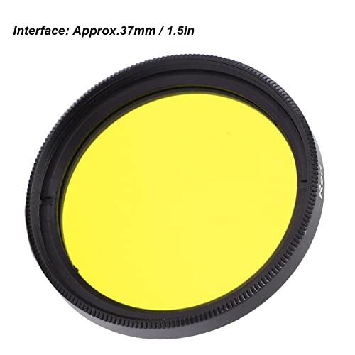 Filtre objectif 37 mm jaune avec boîte rigide incluse - 7