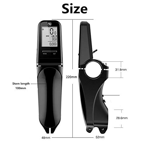 Computer di Biciclette Bike Cycling Computer MTB Bici della Strada Tachimetro con STEM USB Wireless Bicicletta cronometro Lingua Inglese