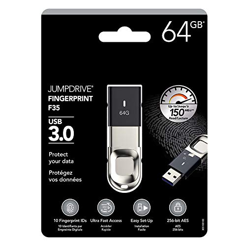 Sczz Fingerabdruck-Sticks, 256 GB USB 3.0 Flash-Laufwerk, USB-Speicher PC Verschlüsselte Computerdatensicherheits Leser – Bild 8