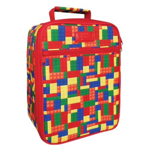 Sachi 'Style 225' Insulated Junior Lunch Tote - Bricks