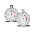 Taylor 5932 Large Dial Oven Thermometer 2 Pack, 3.25 Inch Stainless Steel Kitchen Cooking Thermometer for Oven, BBQ, Grill, Roasting, High Heat Resistance, Silver