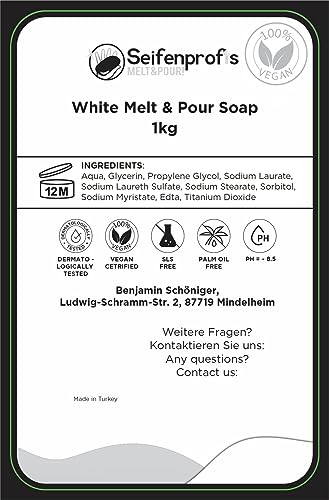 Miniatura 6 de Manteca De Karité, Base Cruda Para Jabón Sin Sles , Weis, 1kg Sheabutter 1kg Weiß