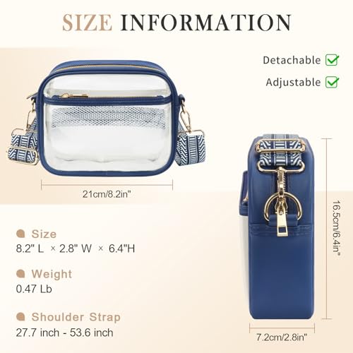 Bolso Clear Crossbody certificado para estadios miniatura 2