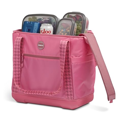 Image of Igloo Tag Along 12-Can Satchel Cooler | Insulated Cooler Bag with Sturdy EVA Base