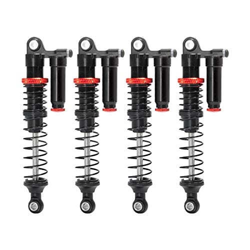 4個入り アルミ合金ショックアブソーバー 90mm/100mm/110mm/120mm D90 For TRX-4 アキシャル用 For SCX10用 For Wraith 1/10 RCクローラーカーアップグレードパーツ(90mm 4pcs)