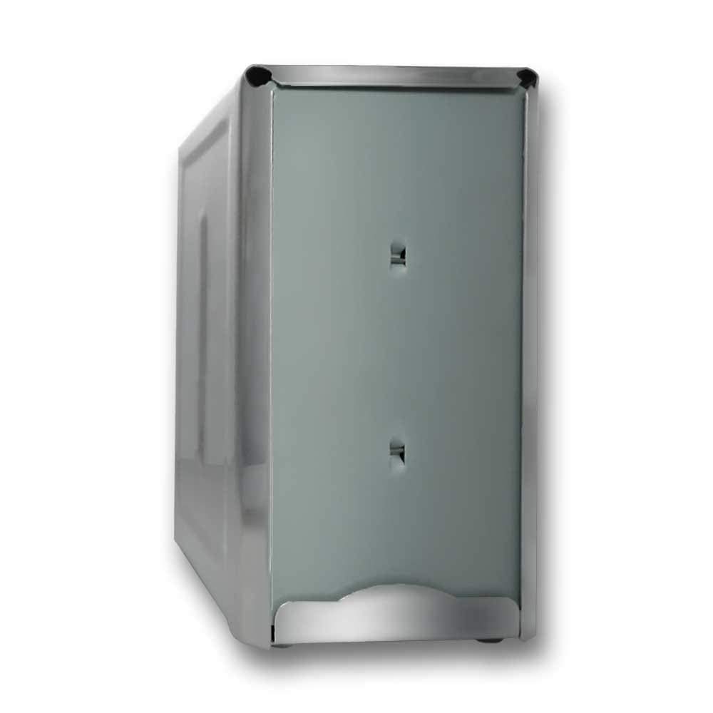 Set of 2 - TrueCraftware Stainless Steel - Dual Sided - Tall Fold - Table Top - Napkin Dispenser with Polished Finish