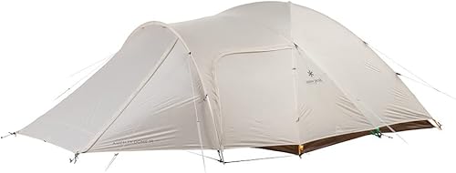 Snow Peak Amenity Dome Tent, Comfortable, Outdoor Adventure, Camping, Three Seasons, Outer Vestibule, Removeable Rainfly, Ivory