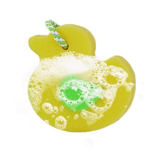 Mwqpgyh ボディウォッシュスポンジ、ボディスクラブスポンジ,動物の形のボディスクラバー - 入浴スポンジ、子供から大人まで使えるかわいいスクラバー、入浴アクセサリーの掃除