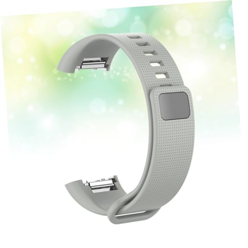 Gadpiparty Unisex Silicone Watch Strap Breathable Textured Replacement Band for Grey and Skin-friendly Design2