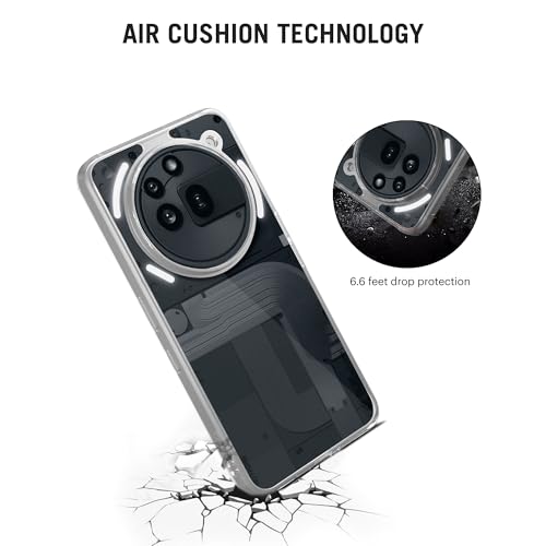 Image of DailyObjects Clear Polycarbonate Case for Nothing Phone (3a) Pro Clear Slim Back Cover | Full Body Protection