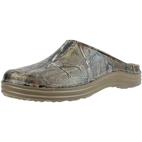 Realtree Men's Camouflage Clog Slip-On Shoe, With Lining, Size 7 To 13 (13, Camouflage Pattern) #TOP4
