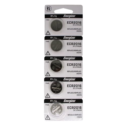 Energizer CR2016 Lithium Battery, 5-Pk