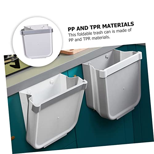Caneca de basura grande plegable para pared miniatura 7