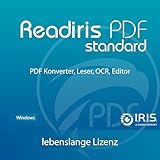 Readiris PDF Standard Professioneller PDF software Editor – Lebenslange Lizenz – Bearbeiten...