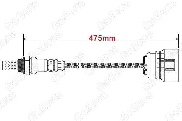 Miniatura 5 de Sensor de oxígeno 156r OEM # 96437060, 250-24789 para Chevrolet Aveo, Aveo5, para Suzuki Verona 2006-2018, sensor trasero de O2, sensor aguas abajo,