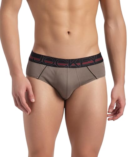 Image of Jockey US14 Men's Super Combed Cotton Solid Brief with Ultrasoft Waistband (Pack of 2)